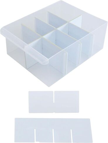 Compatible with Craftsman, ArtBin, Stanley, and Black+Decker, Configurable Large Drawer Dividers for Tool and Craft Storage Cabinets (12 Width Dividers + 3 Length Dividers) in Saudi Arabia