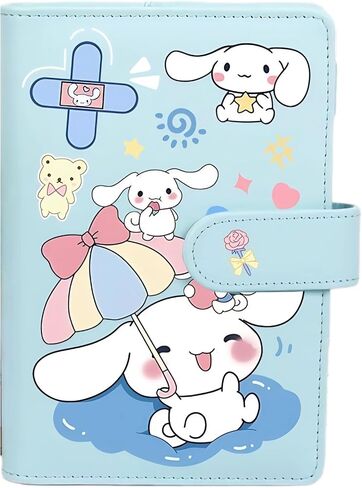 Diary with MagBuckle for Girls, A6 Lined Journal,Cute School Supplies Kawaii Anime Cartoon Stationery Gift With Stickers (Purple) in Saudi Arabia
