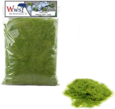 WWS الحرب العالمية المناظر الطبيعية WWScenics | عشب زنبركي ثابت 2 مم | علبة 1000 مل | WSG2-009 | مادة مشهد نموذجي واقعي in Kuwait