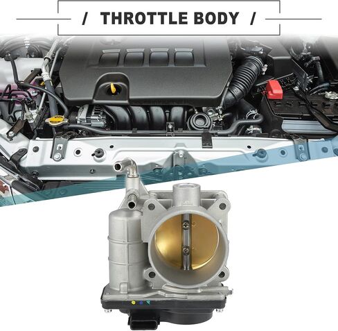 مجموعة جسم الخانق Motoforti، مشغل جسم الخانق، لنيسان قاشقاي 2006-2013، سبائك الألومنيوم، لون فضي in Saudi Arabia