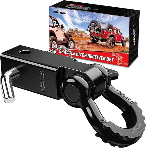 Nilight 10 Ton Winch Snatch Block Towing Pulley Blocks 22,000 LBS Capacity, Heavy Duty Off-Road Recovery Accessory for Synthetic Rope or Steel Cable, Universal Tackle Block for for Truck, Tractor, ATV in Saudi Arabia