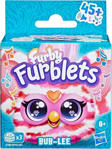 لعبة Furby Furblets Hip-Bop Mini Friend، أكثر من 45 صوتًا، موسيقى الهيب هوب وعبارات Furbish، ألعاب قطيفة إلكترونية للفتيات والأولاد من عمر 6 سنوات فما فوق، باللون الوردي والأرجواني in Kuwait