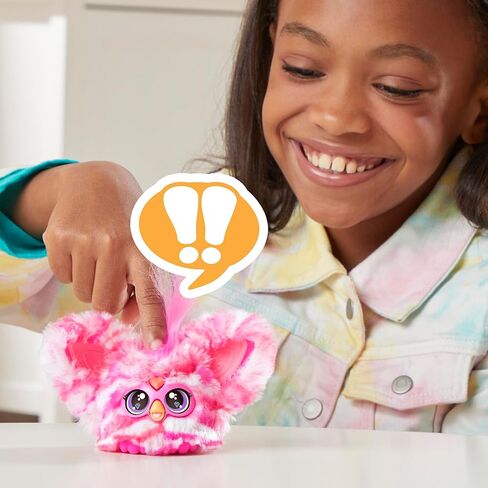 لعبة Furby Furblets Hip-Bop Mini Friend، أكثر من 45 صوتًا، موسيقى الهيب هوب وعبارات Furbish، ألعاب قطيفة إلكترونية للفتيات والأولاد من عمر 6 سنوات فما فوق، باللون الوردي والأرجواني in Kuwait
