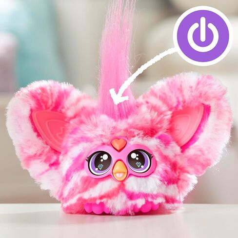 لعبة Furby Furblets Hip-Bop Mini Friend، أكثر من 45 صوتًا، موسيقى الهيب هوب وعبارات Furbish، ألعاب قطيفة إلكترونية للفتيات والأولاد من عمر 6 سنوات فما فوق، باللون الوردي والأرجواني in Kuwait