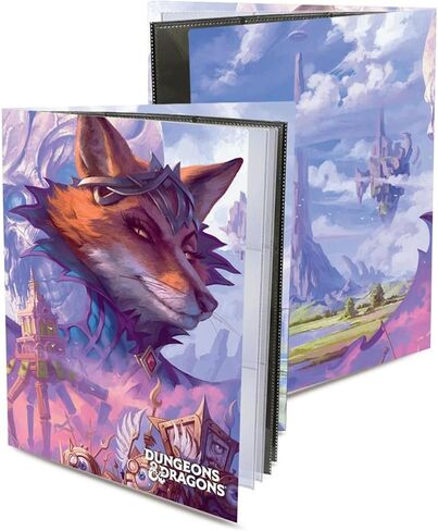 Ultra PRO - D&D Character Folio: Planescape Adventures In the Multiverse, Turn of Fortunes Wheel, Store Sheets & Spell Cards, Organize Adventure, Two 9-Pocket Pages for Cards, 10 Single Pocket Pages in Saudi Arabia
