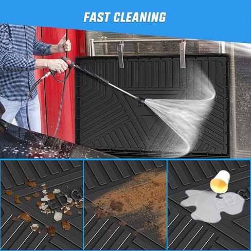 Nilight Cargo Mats for Ford Edge 2015 2016 2017 2018 2019 2020 2021 2022 2023 2024,All Weather Protection Heavy Duty Cargo Liners in Saudi Arabia