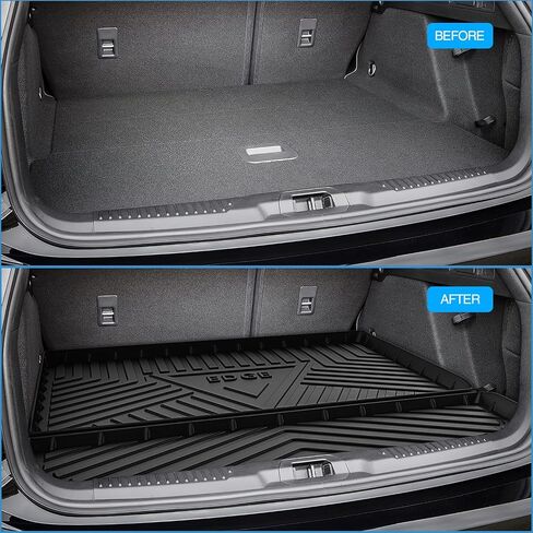 Nilight Cargo Mats for Ford Edge 2015 2016 2017 2018 2019 2020 2021 2022 2023 2024,All Weather Protection Heavy Duty Cargo Liners in Saudi Arabia