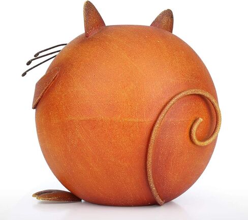 Tooarts Cat Coin Bank Animal Money Saving Box Iron Home Desk Decorations Ornament Children's Birthday Gift in Saudi Arabia
