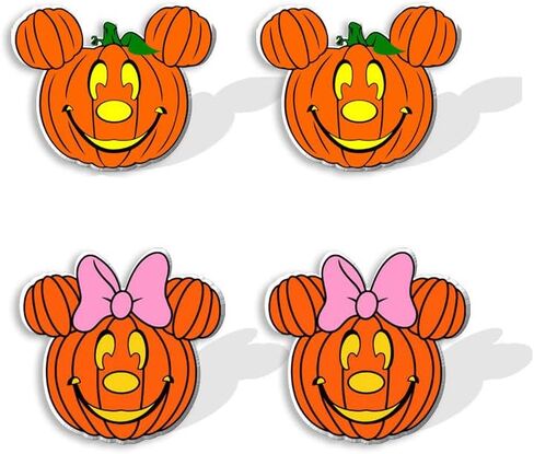 2 أزواج! أقراط اليقطين لطيف على شكل فأر للنساء. أقراط فأرة ممتعة وبأسعار معقولة للنساء. أقراط على شكل يقطين كرتونية للنساء، والهالوين، ومهرجانات الخريف والمزيد. زوج بأسعار معقولة من أقراط اليقطين للنساء. in Kuwait