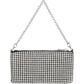 Ayliss Evening Bag Clutch Purses Women Bling Crystal Purse Sparkling Crossbody Handbag Cocktail Prom Glitter Party Club