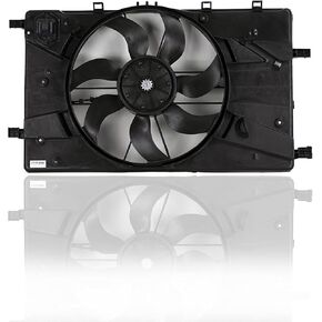 Dual Radiator and Condenser Fan Assembly - Pacific Best Inc. Fit/For GM3115243 11-16 Chevrolet Cruze 1.4L 1st Design, 12-17 Buick Verano