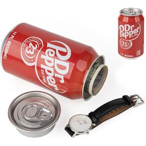 Fake Can Diversion Safes,Stash Can,Keep Your Valuables Safe,11 fl oz/ 330 ml, Red