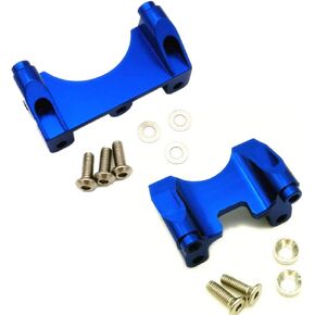 Shock Tower Damper Mount 2pcs Blue for Traxxas EREVO New E-REVO 2.0 VXL Summit Player Pro 4x4 5317 Front and Rear