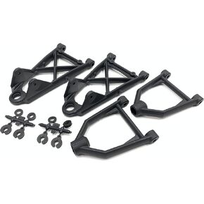 HPI Racing Arm 1/5 RC أجزاء أذرع التعليق الأمامية العلوية والسفلية زوجين لـ 85400 HPI Baja 5B/5SC/5T ذراع التعليق الأمامي العلوي والسفلي KM Kingmotor ROVAN SY Racing Baja