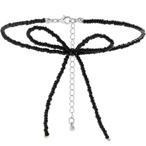 Bow Bowknot Pearl Cowboy Cowgirl Navajo Pearl Necklace For women Turquoise Layered Necklace Western Boho Beaded Necklaces