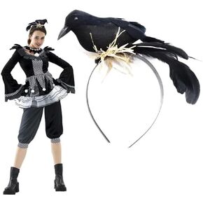 إكسسوارات لعب الأدوار لشعر الهالوين على شكل غربان، وإكسسوارات أزياء غريبة لزينة الغربان in Kuwait