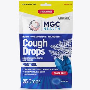 MGC HEALTH - Cough Drops - Menthol Flavor - 480 Count (Pack of 6)