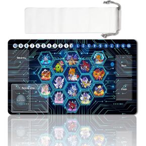 سجادة لعب DTCG + حقيبة تخزين مجانية، سجادة لعب مقاس 24 × 12 بوصة متوافقة مع Digimon RPG (10785478) in Kuwait