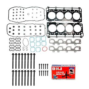 DNJ HGB4279 Cylinder Head Gasket Set with Head Bolt Kit for 2011-2022 Dodge Challenger 6.4L V8 6424cc 392cid 16V OHV