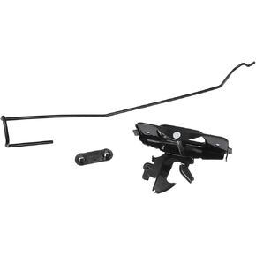 No.55275850AB/55275843AB Hood Latch Rod Release Handle and Retainer Clip Set for Dodge for Ram 1500 2002-2008 / Front/Durable Metal / 1 Set Vehicle Components