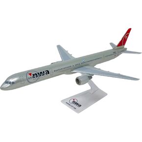 Flight Miniatures Northwest (03-09) 757-300 1:200 Scale - Plastic Snap-Fit Model Airplane - Collectible Replica of Northwest Airlines Aircraft - Part #ABO-75730H-006