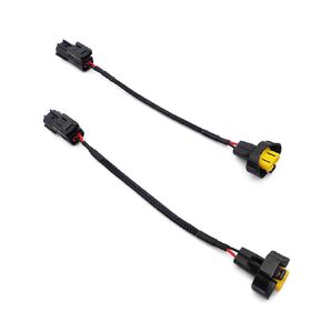 Headlight Connector with Adapter Wiring Harness Socket 2PCS Fit for Nissan Maxima Altima Rogue Low Beam Replace HID Wiring to Halogen Headlight Socket Converter Adapter