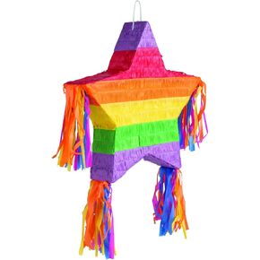RAINBOW STAR PINATA - Party Decor - 1 Piece