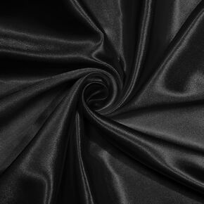 NSGZ Navy Blue Satin Fabric by The Yard, 2 Yards 60" Wide Silky Fabric, Solid Satin Cloth Fabric for Bridal, Wedding, Dress, Crafting, Decoration
