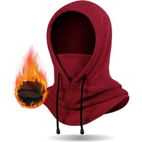 Winter Balaclava Ski Mask: Hood Hats Fleece Balaclava Face Mask Men Women Warm Face Cover for Cold Weather Gear
