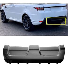 Rear Bumper Skid Plate Cover Black Replacement for 2014 2015 2016 2017 Range Rover Sport