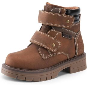DREAM PAIRS Kids Ankle Boots Boys Girls Fashion Booties with Hook and Loop (Toddler/Little Kid)