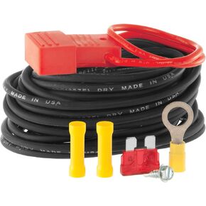 CURT 55151 Powered Converter Wiring Kit for Tail Light Converter, 10 Amps , Black