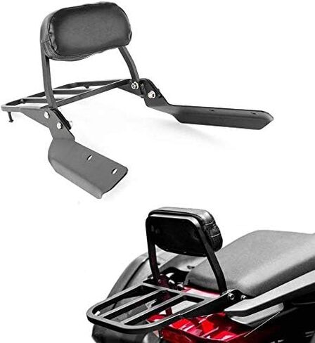 مسند ظهر أسود سيسي بار + وسادة رف الأمتعة لهوندا CTX700/D CTX700N/ND 2014-2020 in Kuwait
