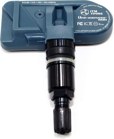 Set of 4 ITM 433mhz 08017DXS TPMS Tire Pressure Sensors for 2017-2019 Alfa Romeo Giulia Stelvio w/Gloss Black or Matte Black Aluminum Valve Stems Replacement (Gloss Black) in Saudi Arabia