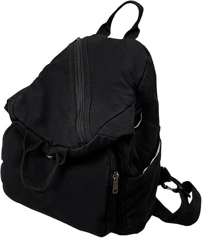 Small Backpack for Women Cute Backpack Ladies Canvas Backpack Purse for Women Men Casual Daypack Fashion Satchel Bag for Daily,Work (Brown) in Saudi Arabia