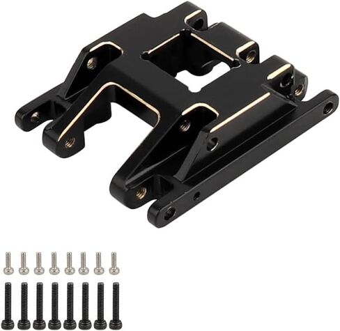TRX4M Brass Black Coating Skid Plate Transmission Mount for 1/18 TRX-4M RC Crawler Car K10 High Trail F150 Bronco Defender Metal Upgrade Parts in Saudi Arabia