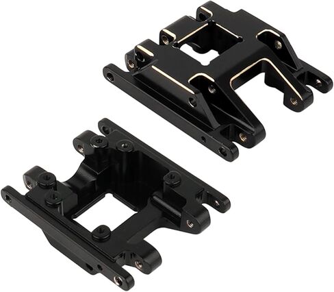 TRX4M Brass Black Coating Skid Plate Transmission Mount for 1/18 TRX-4M RC Crawler Car K10 High Trail F150 Bronco Defender Metal Upgrade Parts in Saudi Arabia