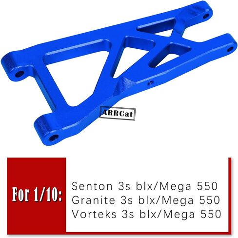 Suspension A-Arms for 1/10 Vorteks 3s Blx 550/Granite 3s Blx 550/Senton 3s Blx 550,4PCS Aluminum Alloy Front Rear Suspension A-Arms Hop Ups,Replacement of AR330516 AR330443,Navy Blue in Saudi Arabia