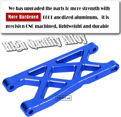 Suspension A-Arms for 1/10 Vorteks 3s Blx 550/Granite 3s Blx 550/Senton 3s Blx 550,4PCS Aluminum Alloy Front Rear Suspension A-Arms Hop Ups,Replacement of AR330516 AR330443,Navy Blue in Saudi Arabia