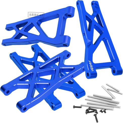 Suspension A-Arms for 1/10 Vorteks 3s Blx 550/Granite 3s Blx 550/Senton 3s Blx 550,4PCS Aluminum Alloy Front Rear Suspension A-Arms Hop Ups,Replacement of AR330516 AR330443,Navy Blue in Saudi Arabia