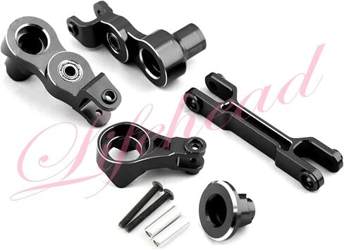 Complete Set of Aluminum Upgrade Parts for Traxxas 1/5 X-Maxx 6S/8S ，Upper and Lower Suspension Arms Set (Front and Rear) Alloy Caster Block, Steering Block and Ball Bearing Steering etc. in Kuwait