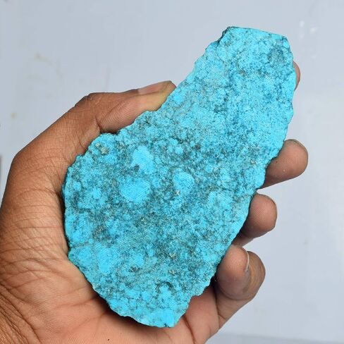 GEMHUB الأزرق الفيروز Salb 100-700 قيراط الطبيعية EGL معتمد الفيروز بلاطة كريستال الأحجار الكريمة صنع المجوهرات للنساء والرجال in Kuwait