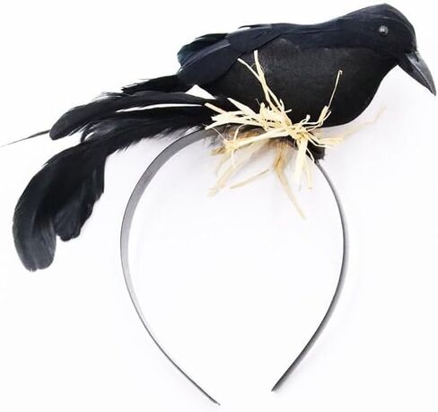 إكسسوارات لعب الأدوار لشعر الهالوين على شكل غربان، وإكسسوارات أزياء غريبة لزينة الغربان in Kuwait