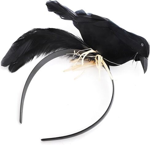 إكسسوارات لعب الأدوار لشعر الهالوين على شكل غربان، وإكسسوارات أزياء غريبة لزينة الغربان in Kuwait