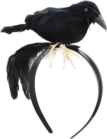 إكسسوارات لعب الأدوار لشعر الهالوين على شكل غربان، وإكسسوارات أزياء غريبة لزينة الغربان in Kuwait