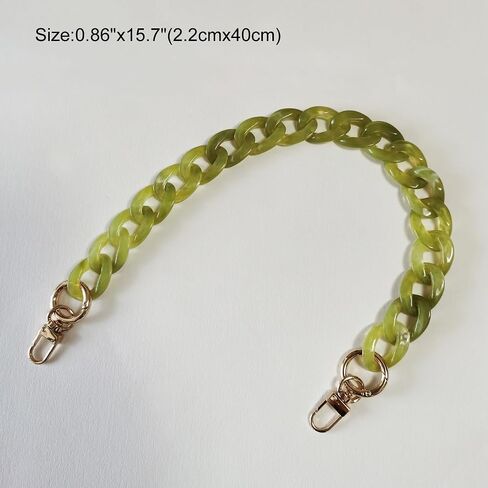 Acrylic Resin Chain Strap for Purse Replacement Chain Strap for Purse Evening Clutch Bag Fashion Handbag DIY Chain in Saudi Arabia