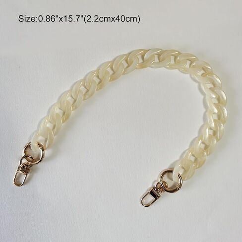 Acrylic Resin Chain Strap for Purse Replacement Chain Strap for Purse Evening Clutch Bag Fashion Handbag DIY Chain in Saudi Arabia