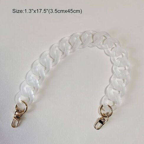 Acrylic Resin Chain Strap for Purse Replacement Chain Strap for Purse Evening Clutch Bag Fashion Handbag DIY Chain in Saudi Arabia