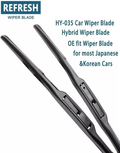 26" & 14" Wiper Blades,Premium All-Seasons Durable Stable And Quiet OEM Quality J&U hook Front Windshield Wipers in Kuwait