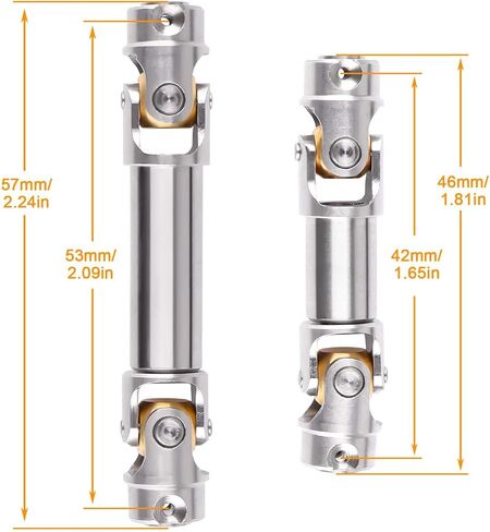 عمود محرك فولاذي أمامي وخلفي مركزي لترقيات الزاحف TRX4M 1/18 RC in Kuwait